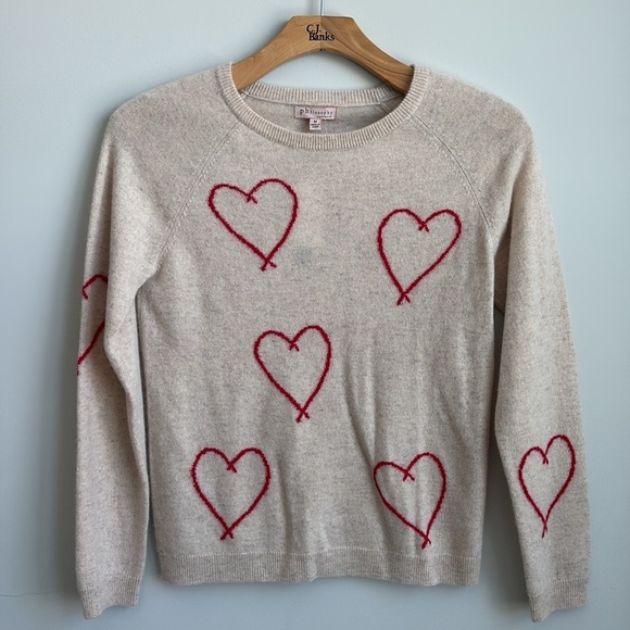 NWT Philosophy 100% Cashmere Sweater Medium - Picture 1 of 7